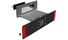Stepped Bracket With Size 12H Extension - Kit Plus